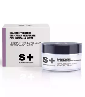 Summecosmetics GLACIAR - feuchtigkeitsspendende Gel-Creme mit Hyaluronsäure für normale und Mischhaut – 50 ml